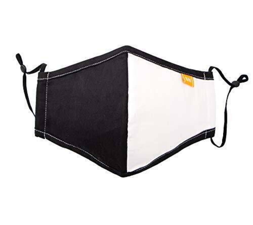 3902 Reusable Washable Team Color Blocks Cotton Cloth Face Mask for Adults
